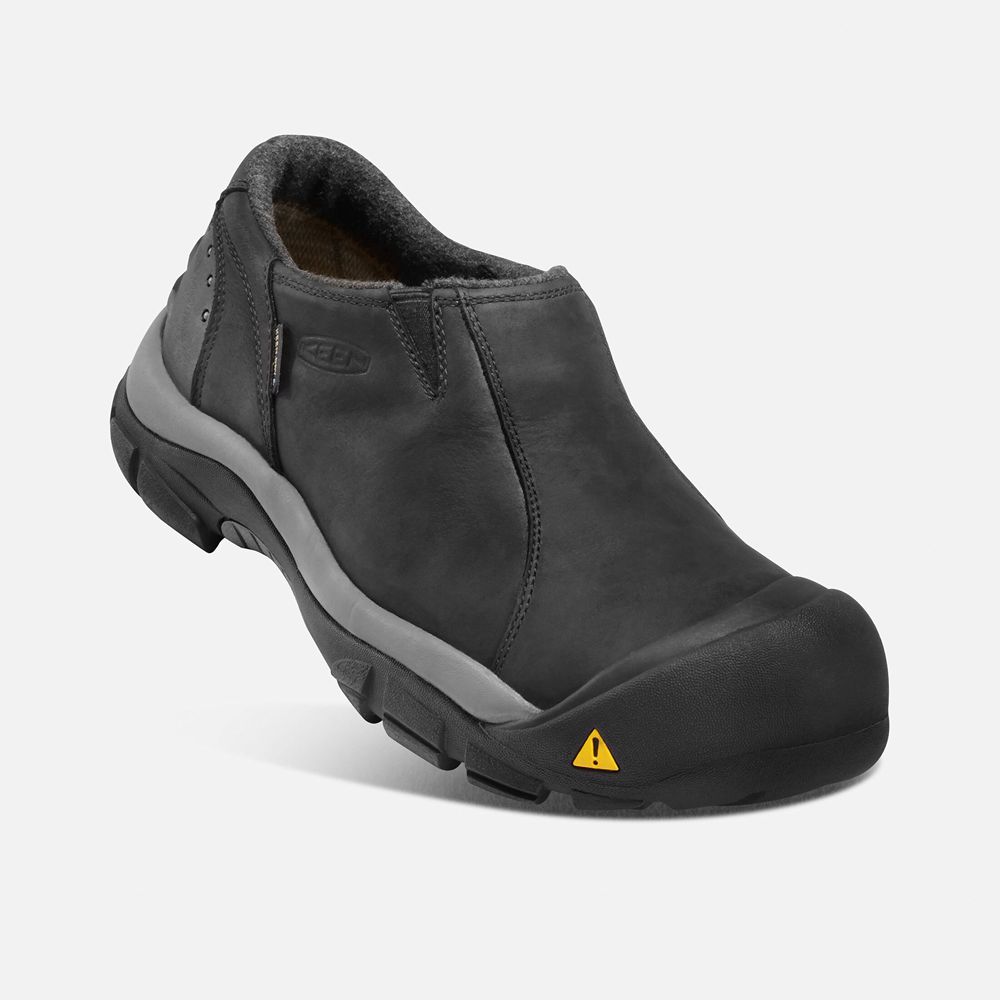 Pantofi Keen Romania Barbati Negrii Brixen Waterproof Josi 2758-BUQTF